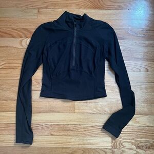 Lululemon Mesh Cropped Half Zip